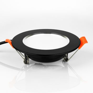 Світильник світлодіодний Biom DF-6B 6Вт чорный круглий 5000К