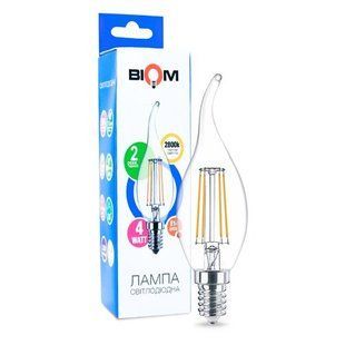 Светодиодная лампа Biom FL-315 C35 LT 4W E14 2800K свеча на ветру