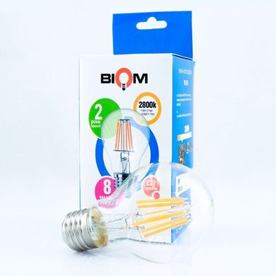 Светодиодная лампа Biom FL-311 A60 8W E27 2800K