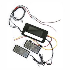Сенсорный выключатель для зеркал ZX-01, 6 кл., 1*65W,1*Defogger, dimmer, DC12-24V, 2 колонки, РЕЛЕ 2