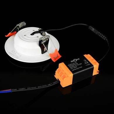 Світильник світлодіодний Biom DF-6W 6Вт білий круглий 5000К