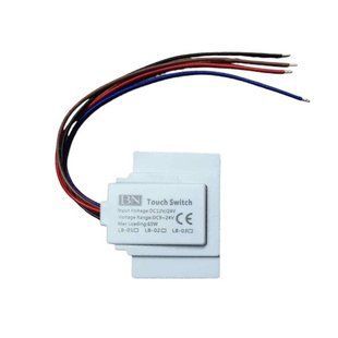 Сенсорный выключатель для зеркал LB-02, 1 клавиша, 1*65W, dimmer, DC12-24V