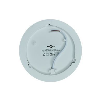 Светильник светодиодный Biom NL-1-R18-W-5 18w круглый 5000К белый