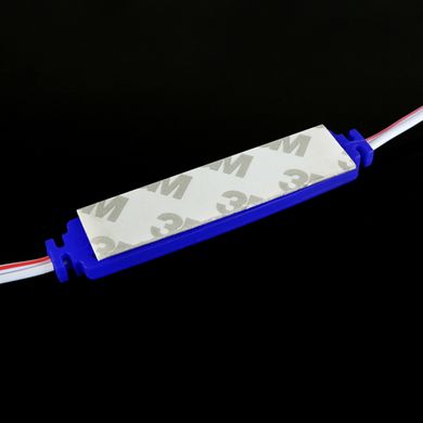 Світлодіодний модуль BRT XG192 5630-3 led W 1,5W BLUE, 12В, IP65 синій з лінзою напівсфера