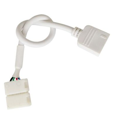 Конектор для свiтлодiодних стрiчок OEM SC- 10mm RGB joint joint-F wire (затискач-дрiт-затискач "папа
