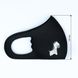 Захисна маска Pitta Black Zebra PC-BZ, розмір: дитячий, чорна