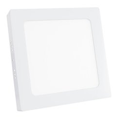 Светильник светодиодный Biom W-S12 W 12Вт накладной квадратный белый