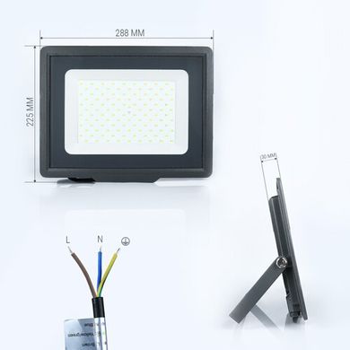 Світлодіодний прожектор BIOM 100W S5-SMD-100-Slim 6200К 220V IP65