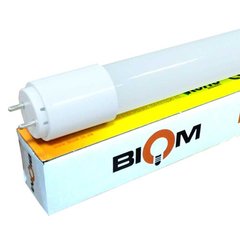 Свiтлодiодна лампа Biom T8-GL-600-9W CW 6200К G13 скло матове