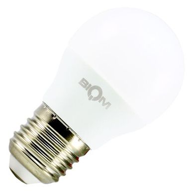 Свiтлодiодна лампа Biom BT-543 G45 4W E27 3000К матова