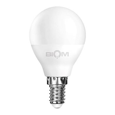Свiтлодiодна лампа Biom BT-545 G45 4W E14 3000К матова