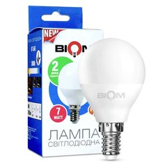 Светодиодная лампа Biom BT-566 G45 7W E14 4500К матовая