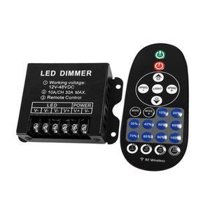 Диммер OEM D-30A-RF23-B DC12-48V (10А 3 канала) черный