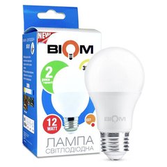 Светодиодная лампа Biom BT-511 A60 12W E27 3000К матовая