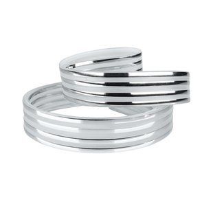 Декоративная лента DS-S330-08-4S к светильникам DEL-S21-24-4DIY и SML-S21-50DIY(4 серебр.пол)