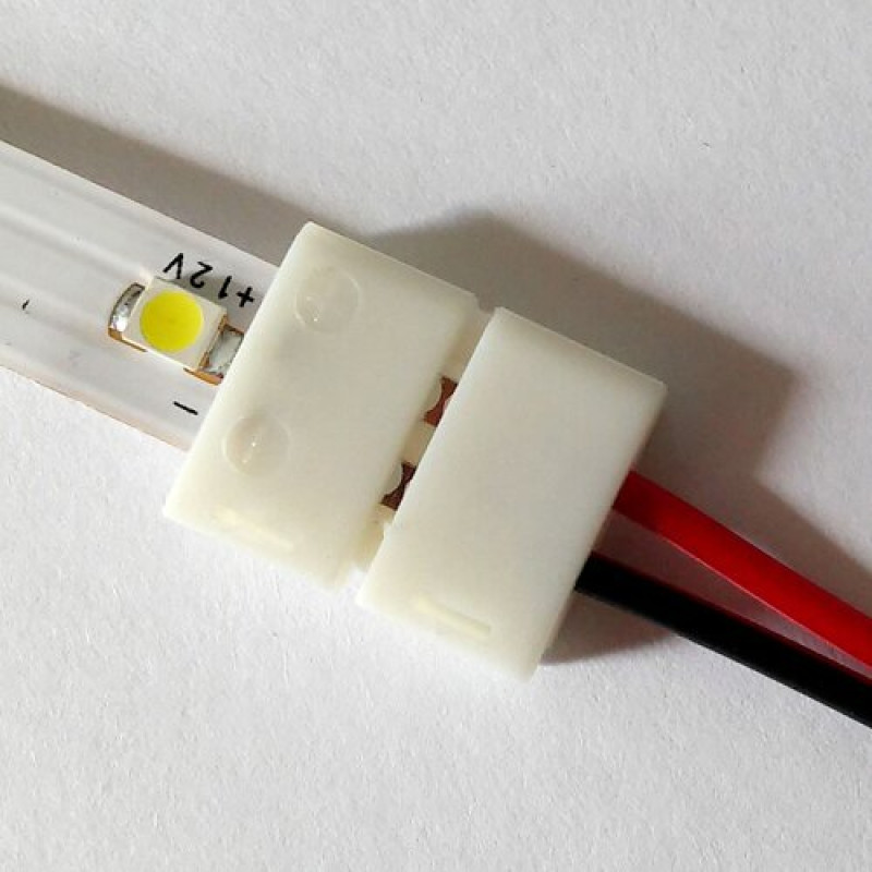Конектор для свiтлодiодних стрiчок OEM SC-04-SW-8-2 8mm joint wire (затискач-дрiт)