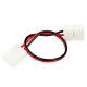 Коннектор для светодиодных лент OEM SC-07-SWS-10-2 10mm 2joints wire (провод- 2 зажима)
