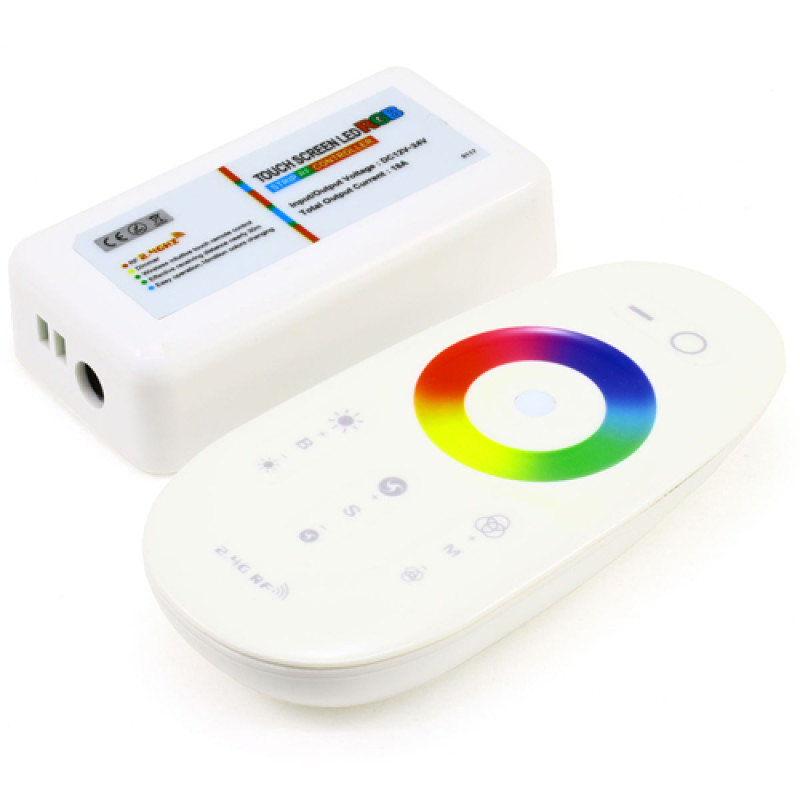 Контроллер RGB OEM 18А-2.4G-Touch белый