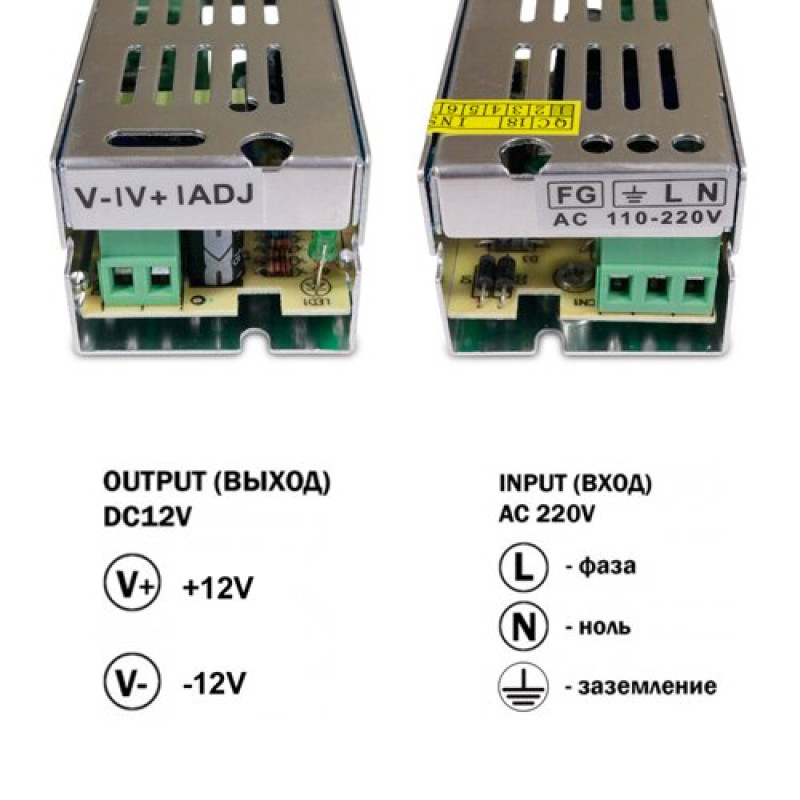 Блок живлення OEM DC12 15W 1,25А TR15-12