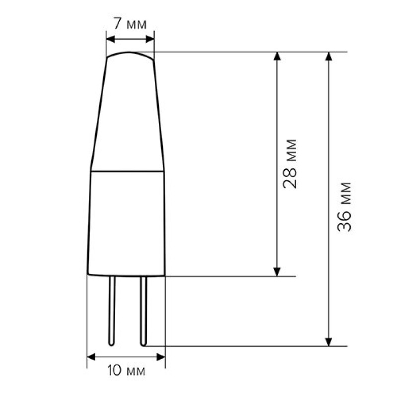 Светодиодная лампа Biom G4 3.5W 1507 4500K AC/DC12