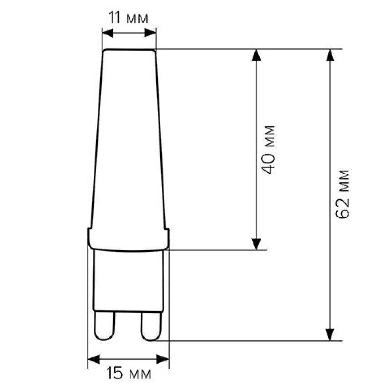 Светодиодная лампа Biom G9 5W 2508 3000K AC220