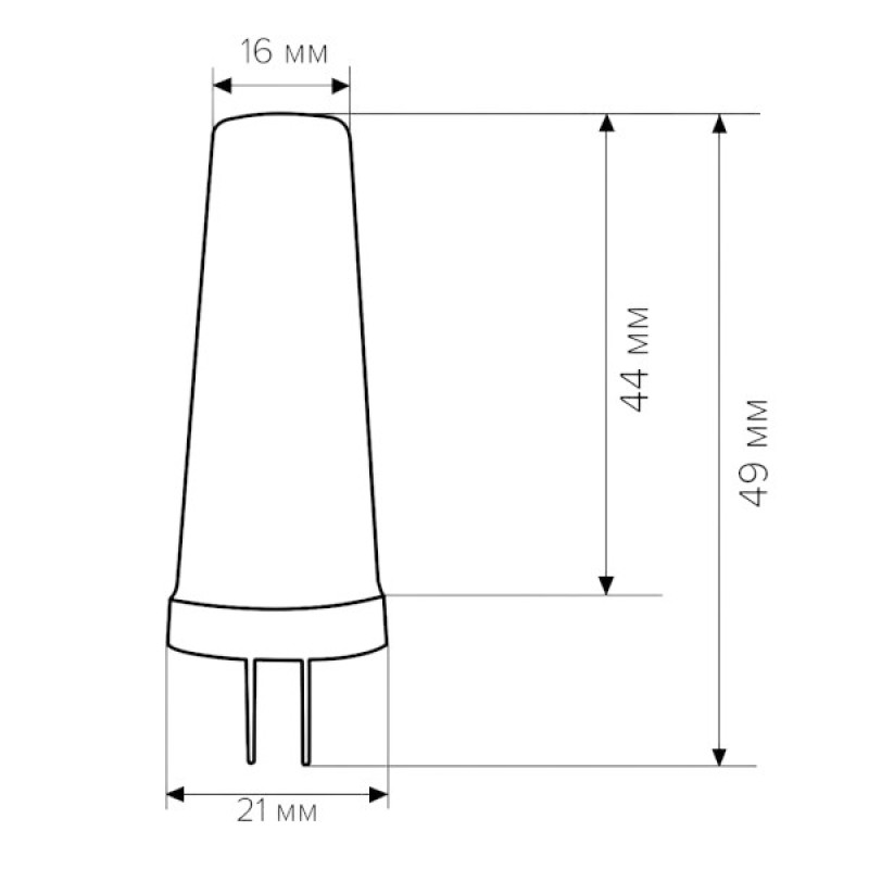 Светодиодная лампа Biom G4 5W 2508 4500K AC220
