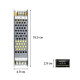 Блок живлення BIOM Professional DC12 150W BPU-150 12,5А