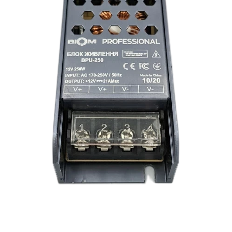 Блок живлення BIOM Professional DC12 250W BPU-250 21А