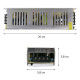Блок живлення OEM DC12 150W 12,5А STR-150 вузький