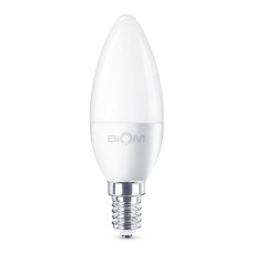 Светодиодная лампа Biom BT-589 C37 9W E14 4500К матовая