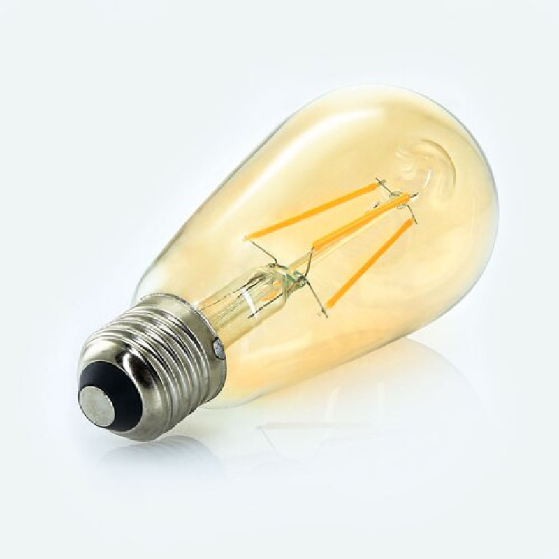 Светодиодная лампа Biom FL-418 ST-64 8W E27 2350K Amber