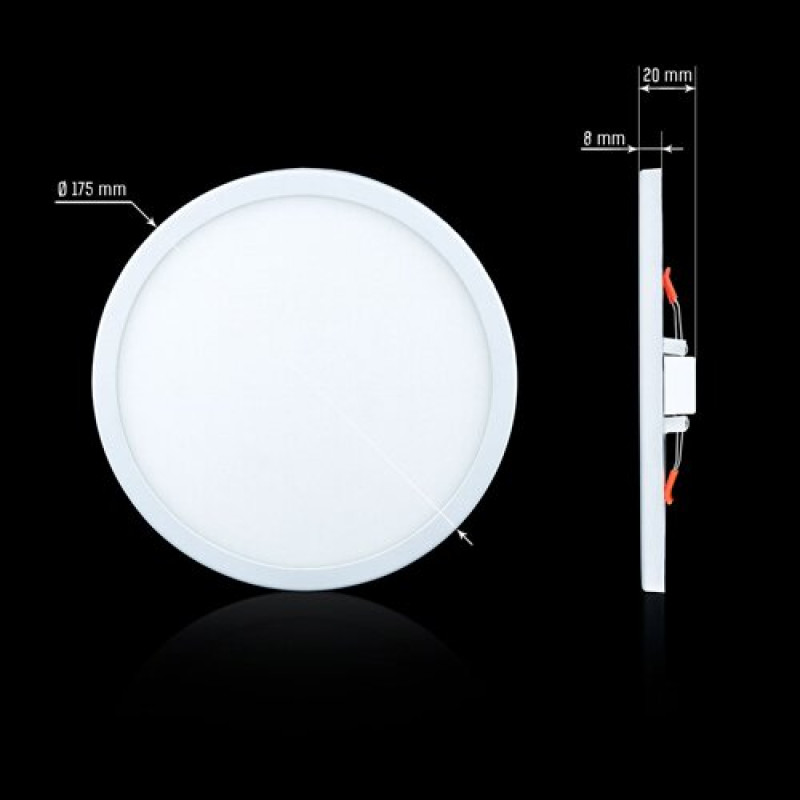 Светильник светодиодный Biom СL-R18W-5/2 NEW 18Вт круглый 5000К