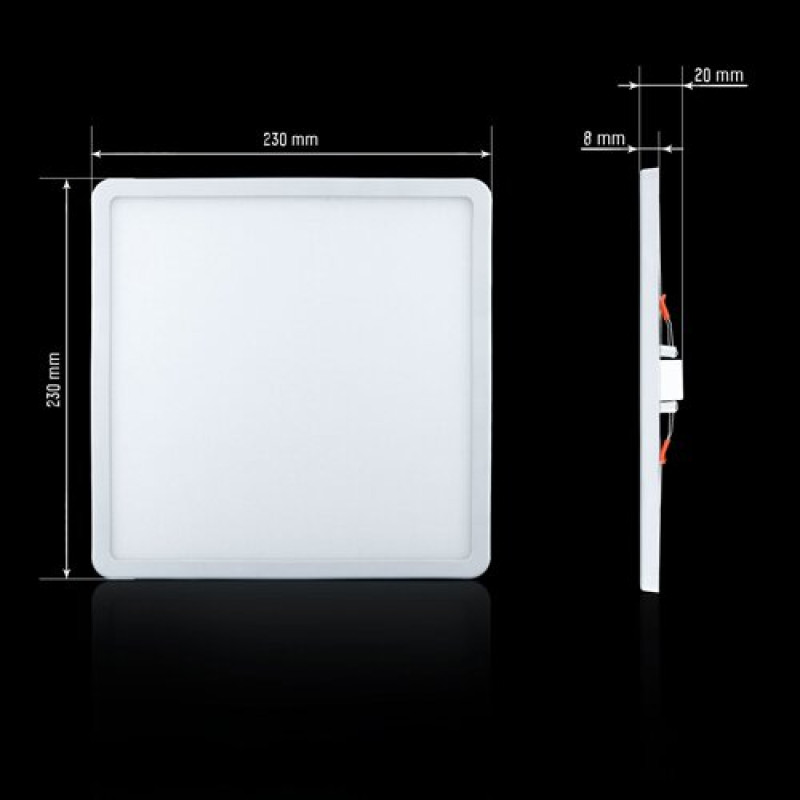 Светильник светодиодный Biom СL-S24W-5/2 NEW 24Вт квадратный 5000К