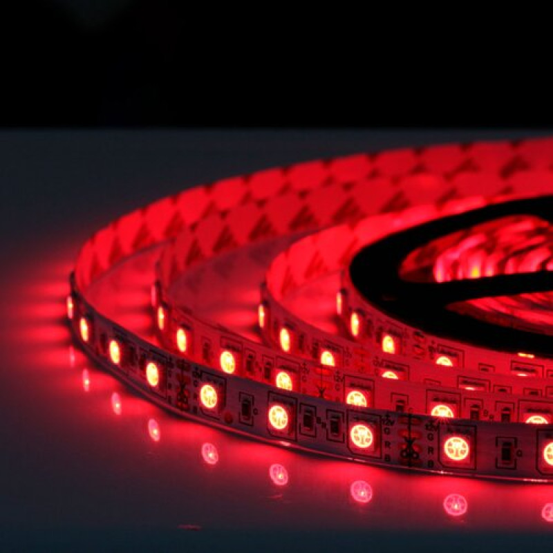 Светодиодная лента OEM ST-12-5050-60-RGB-20, негерметичная, 1м