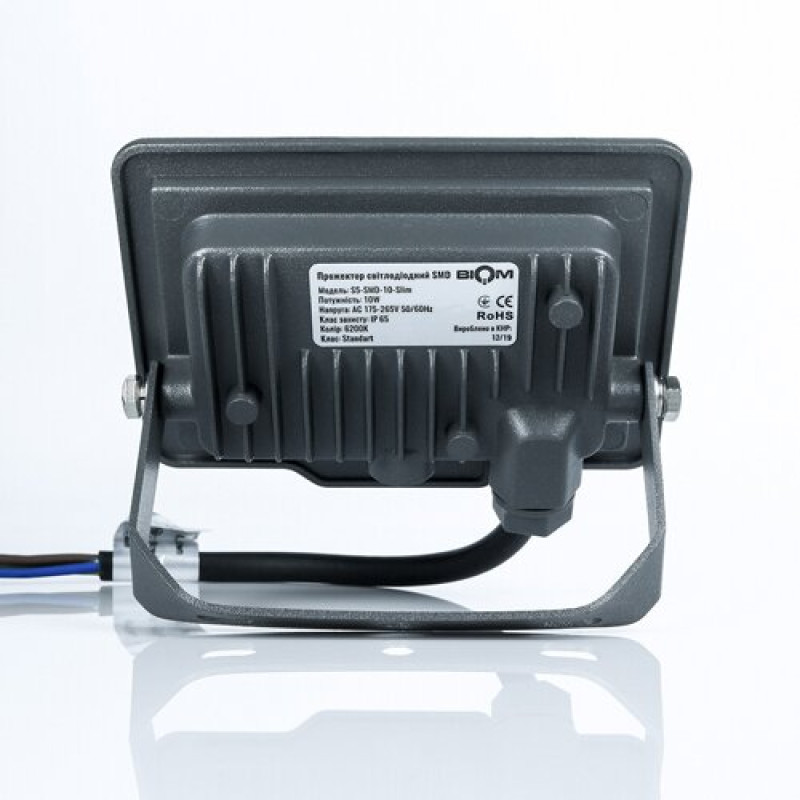 Светодиодный прожектор BIOM 10W S5-SMD-10-Slim 6200К 220V IP65