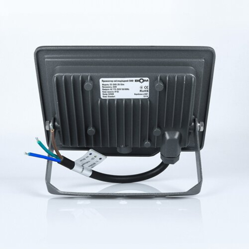 Светодиодный прожектор BIOM 20W S5-SMD-20-Slim 6200К 220V IP65