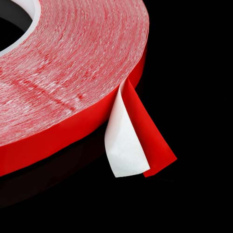 Скотч AT-2s-200-95-50-RED (9,5мм х 50м) тканевая основа, красный