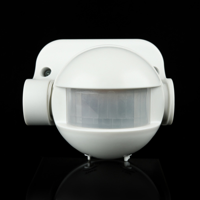 Инфракрасный датчик движения BIOM IRM-04W max 1200Вт 180° , настенный белый
