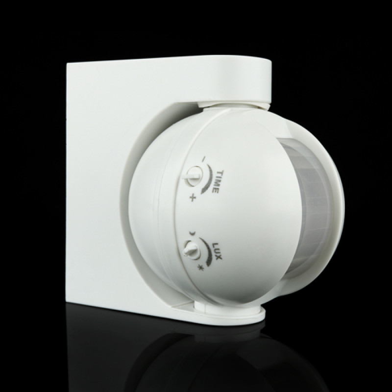 Инфракрасный датчик движения BIOM IRM-04W max 1200Вт 180° , настенный белый