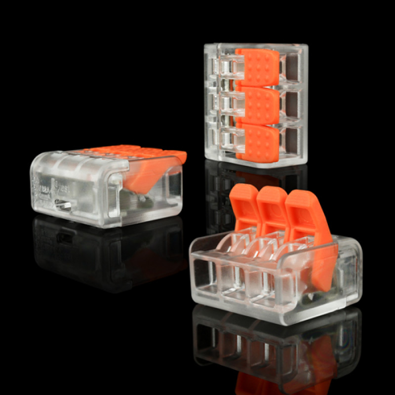 Клемма быстрого монтажа WT-463 3 входа 32А 400В 0.14-4mm2