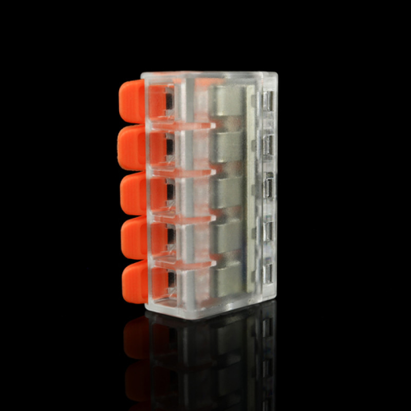 Клемма быстрого монтажа WT-465 5 входов 32А 400В 0.14-4mm2