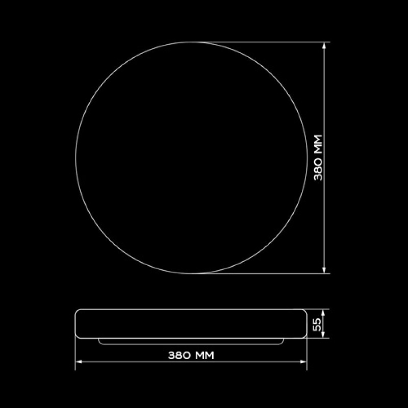 Светильник светодиодный Biom DEL-R20-30-4-DIY 4500K 30Вт без д/у