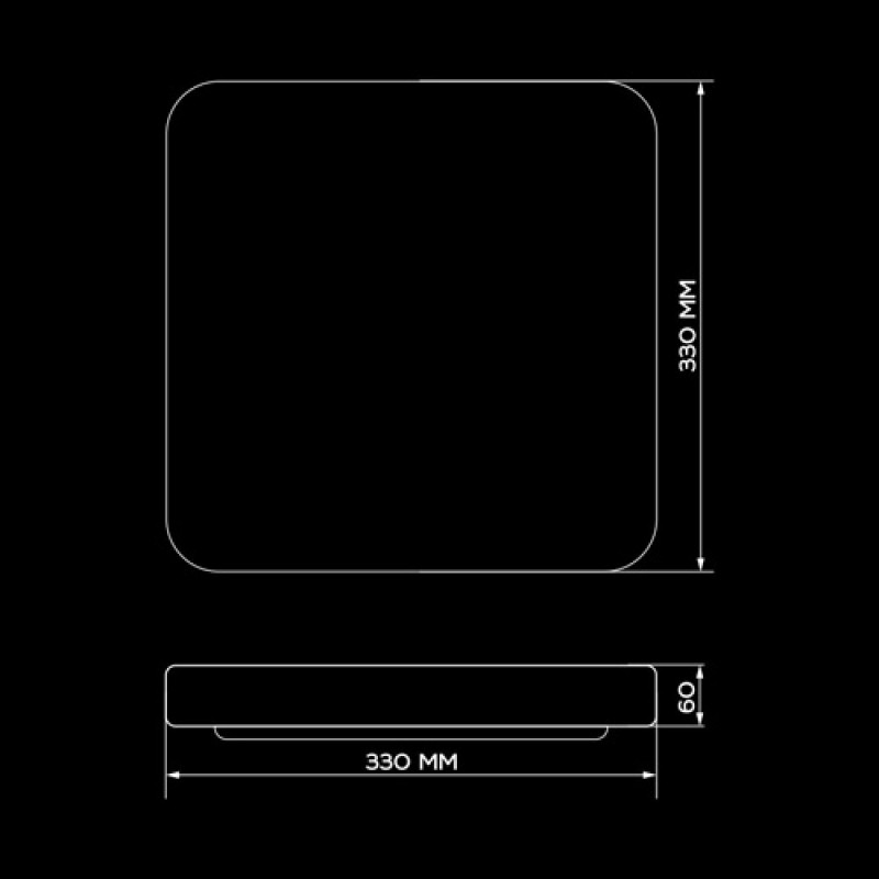Светильник светодиодный Biom SMART SML-S21-50/2-DIY 3000-6000K 50Вт с д/у