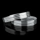 Декоративная лента DS-R260-08-4S к светильнику DEL-R-20-18-4 DIY( 4 серебр. полоски)