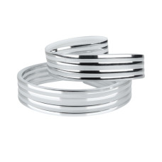 Декоративная лента DS-R380-08-4S к светильникам DEL-R-20-30-4 DIY и SML-R20-50-DIY(4 серебр.полоски)
