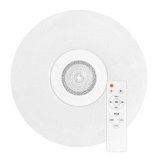 Світильник світлодіодний Biom SMART SML-R26-50-M-RGB 3000-6000K+ RGB 50Вт с д/к муз. BT APP
