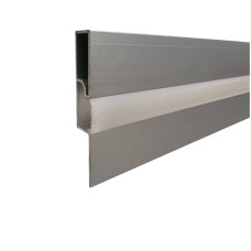 Профиль алюминиевый BIOM PLP-601 60х10 плинтус анодированый, (палка 2м), м