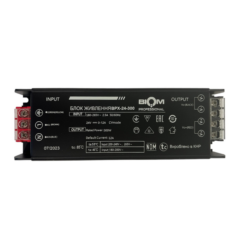 Блок питания BIOM Professional DC24 300W BPX-24-300 12,5А