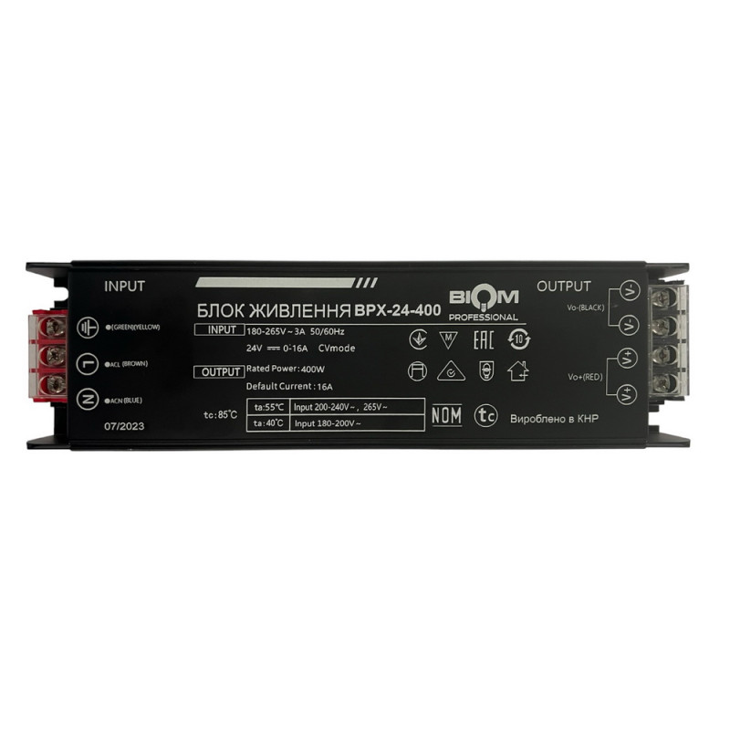 Блок питания BIOM Professional DC24 400W BPX-24-400 16,6А