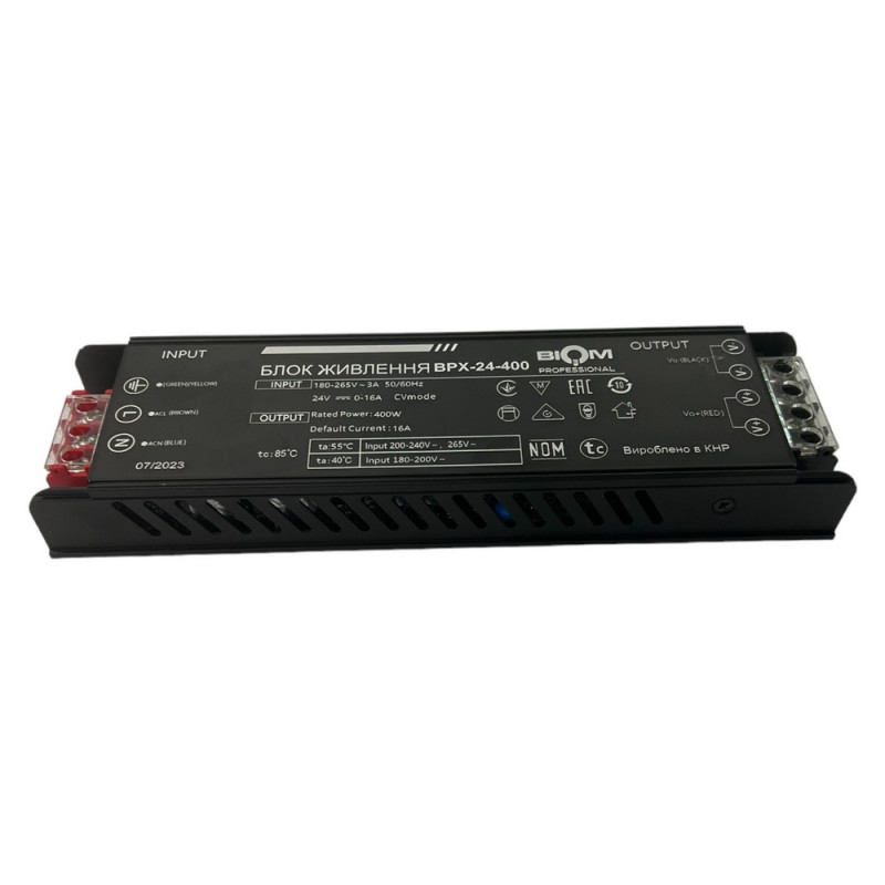 Блок питания BIOM Professional DC24 400W BPX-24-400 16,6А